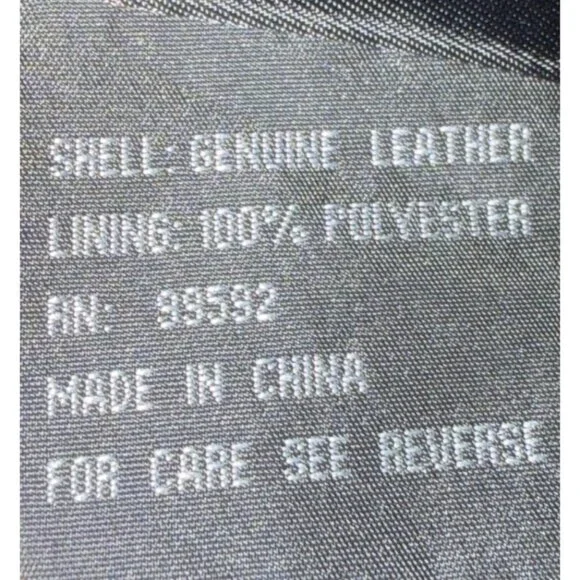 Katiana Couture Black Leather Blazer Jacket Womens Large Button-Up Lined Coat - Picture 7 of 8